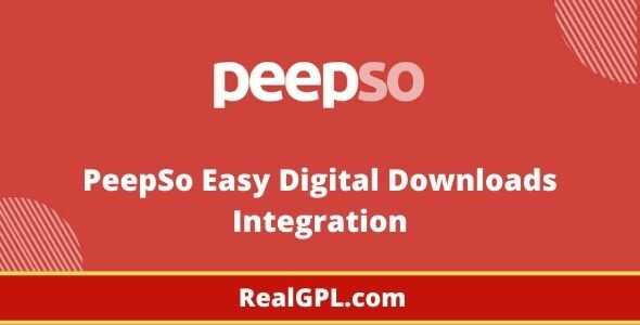 PeepSo Easy Digital Downloads Integration GPL