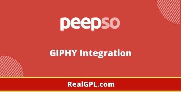 PeepSo GIPHY Integration gpl