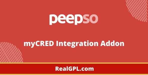 PeepSo myCRED Integration addon gpl