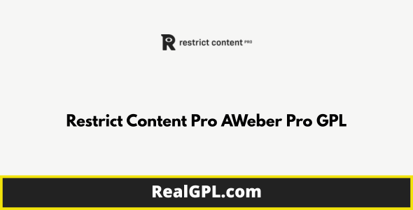 Restrict Content Pro AWeber Pro GPL Restrict Content Pro AWeber Pro GPL