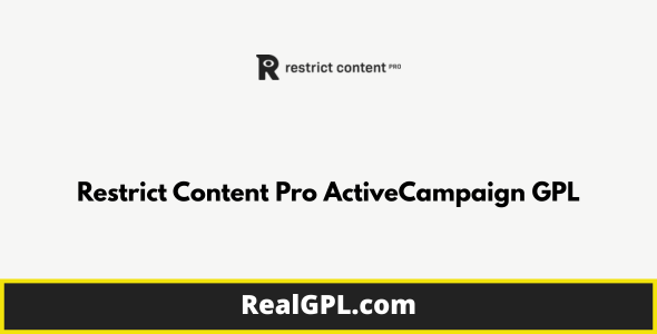 Restrict Content Pro ActiveCampaign GPL Restrict Content Pro ActiveCampaign GPL