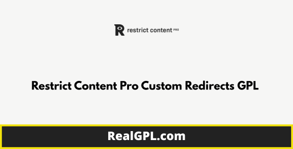 Restrict Content Pro Custom Redirects GPL Restrict Content Pro Custom Redirects GPL