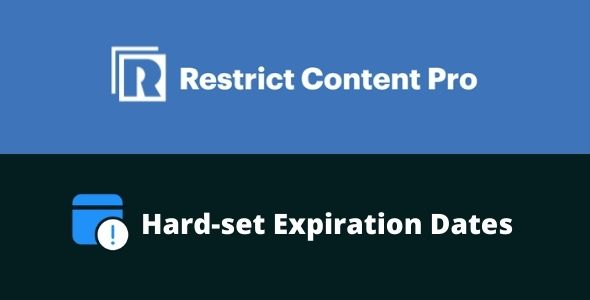 Restrict Content Pro – Hard-set Expiration Dates gpl