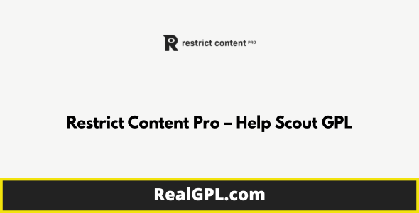 Restrict Content Pro – Help Scout GPL Restrict Content Pro – Help Scout GPL