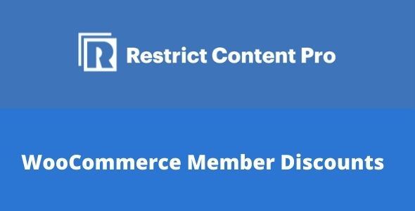 Restrict Content Pro – WooCommerce Member Discounts gpl