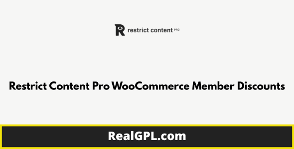 Restrict Content Pro – WooCommerce Member Discounts Restrict Content Pro – WooCommerce Member Discounts