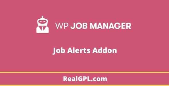 WP Job Manager Job Alerts addon gpl