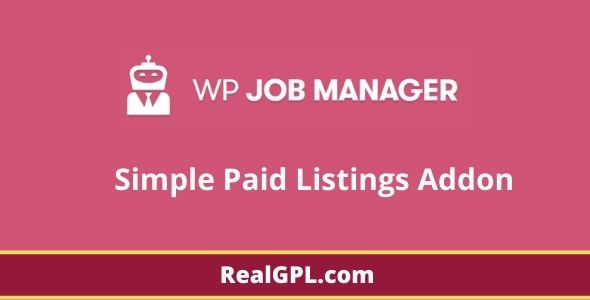 WP Job Manager Simple Paid Listings addon gpl