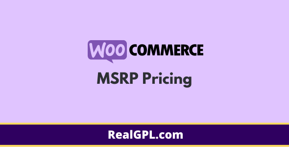 WooCommerce MSRP Pricing Real GPL
