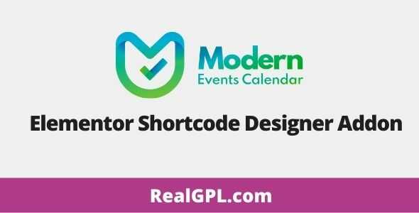 Elementor Shortcode Designer for MEC Addon GPL