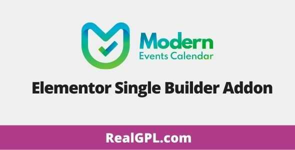 Elementor Single Builder for MEC gpl