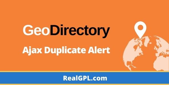 GeoDirectory Ajax Duplicate Alert gpl