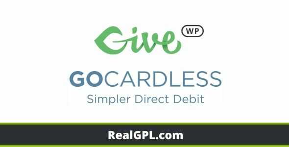 GiveWP GoCardless Gateway addon gpl