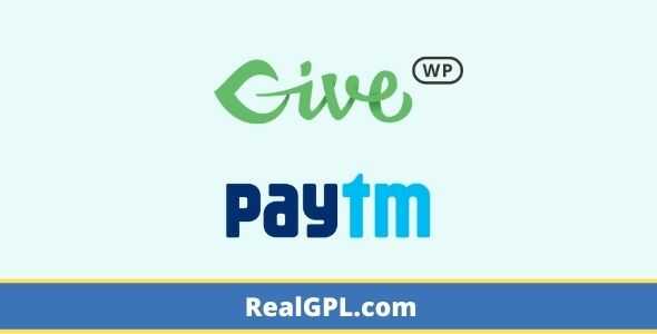 GiveWP Paytm Gateway addon gpl