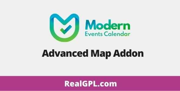 Modern Events Calendar Advanced Map GPL