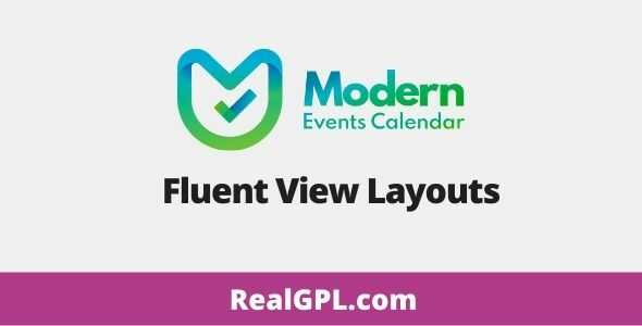 Modern Events Calendar Fluent View Layouts GPL