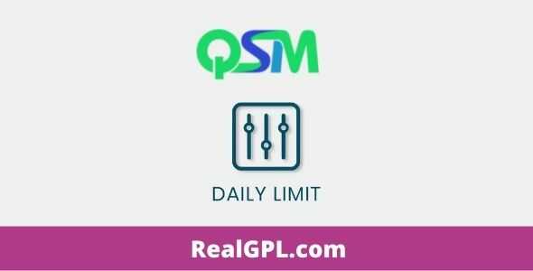 QSM Daily Limit Addon GPL