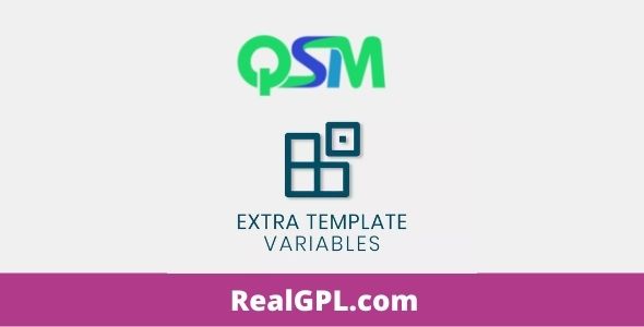 QSM Extra Template Variables Addon GPL