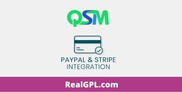 QSM Paypal and Stripe Payment Integration GPL