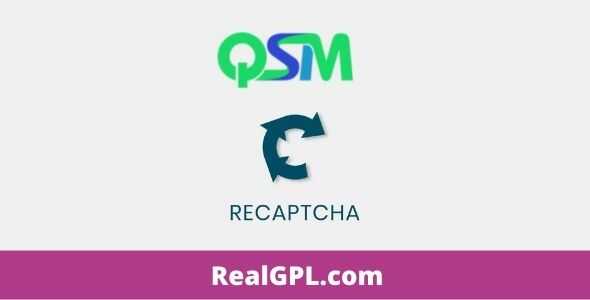 QSM reCAPTCHA Addon GPL
