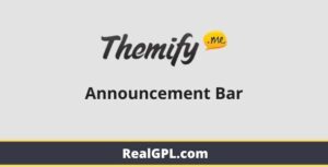 Themify Announcement Bar realgpl
