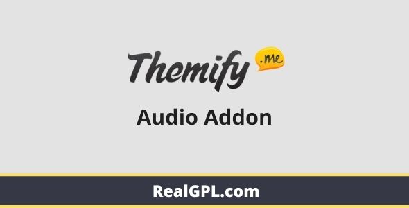 Themify Builder Audio Addon gpl