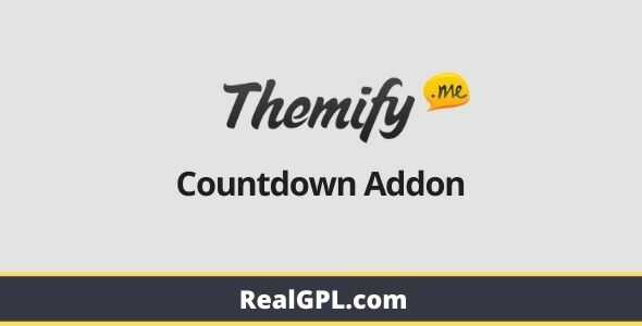 Themify Builder Countdown Addon gpl