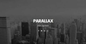 Themify Parallax WordPress Theme gpl