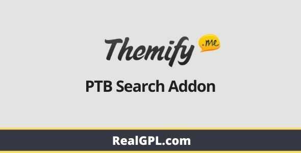 Themify Post Type Builder Search Addon gpl