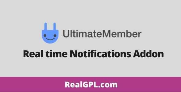 Ultimate Member Real time Notifications Addon GPL
