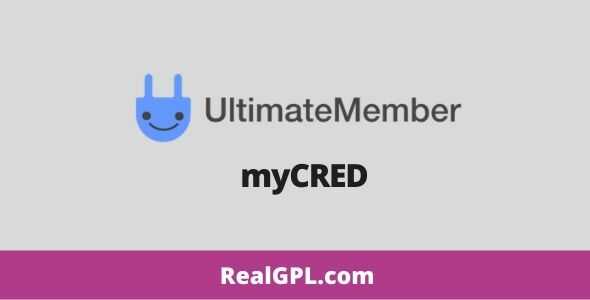 Ultimate Member myCRED Addon GPL