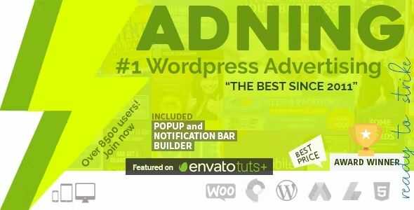 Adning Advertising All In One Ad Manager for WordPress GPL