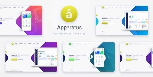 Apparatus One-Page Portfolio and App Landing Theme gpl