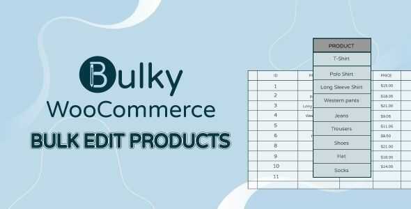 Bulky WooCommerce Bulk Edit Products, Orders, Coupons gpl