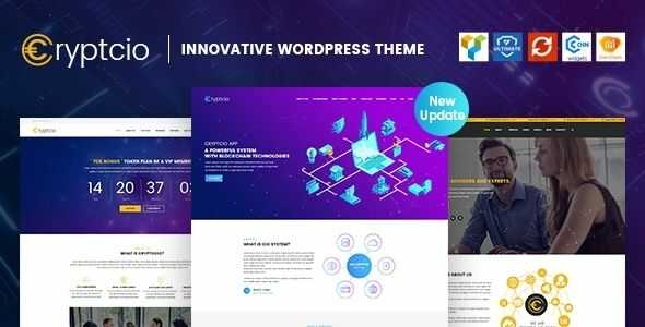 Cryptcio Innovative WordPress Theme gpl