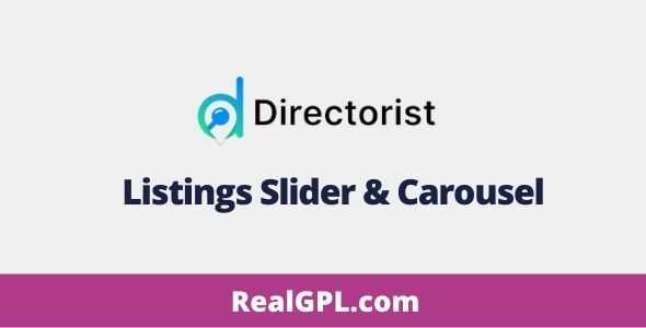 Directorist Listings Slider & Carousel addon gpl