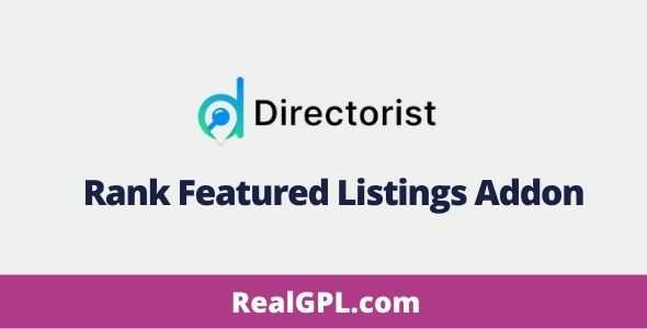 Directorist Rank Featured Listings gpl