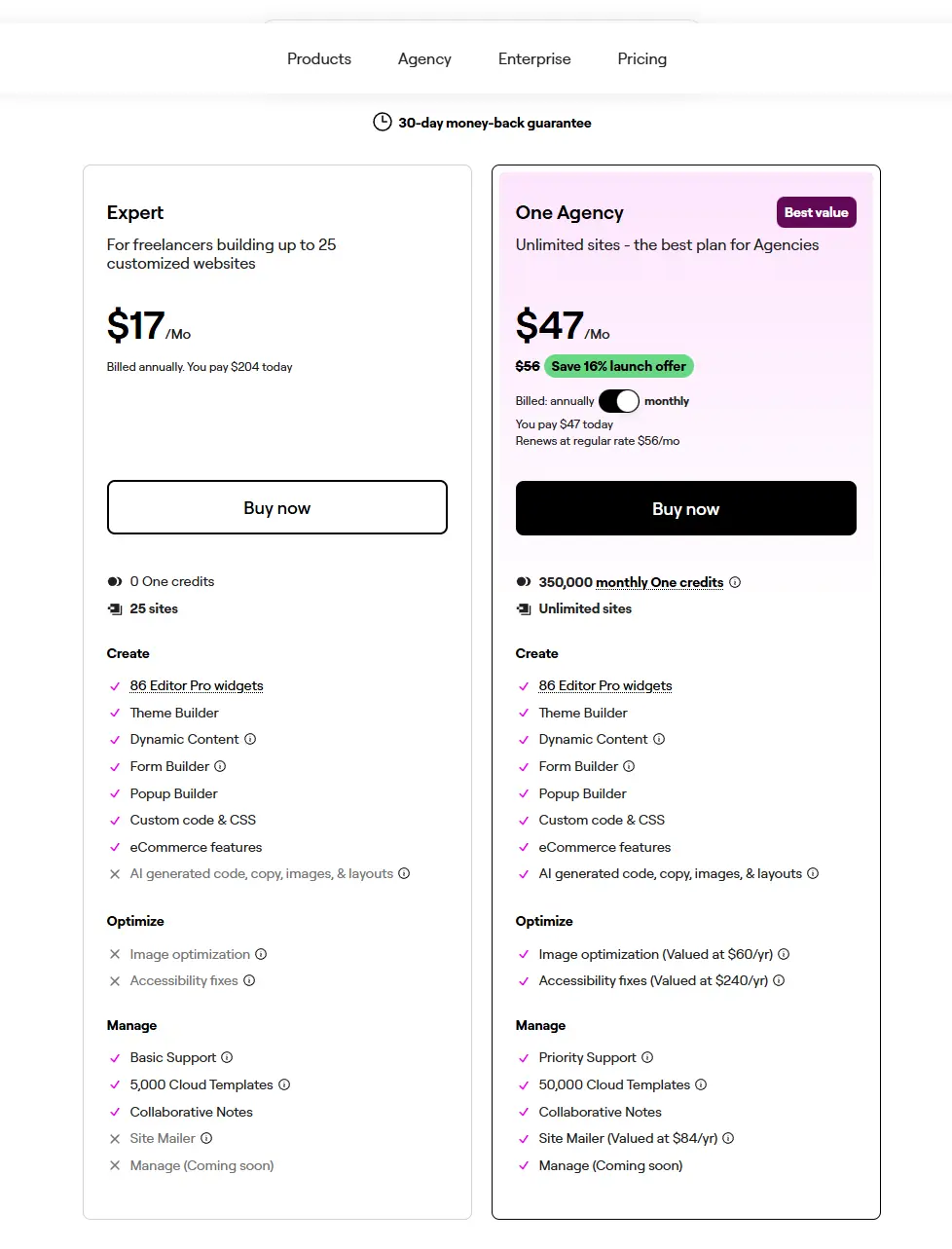 Elementor One Subscription Elementor One Subscription