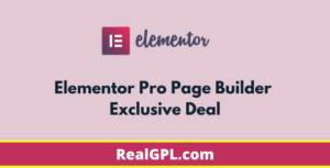 Elementor Pro Page Builder Exclusive Deal