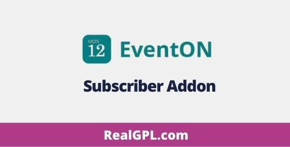 EventOn Subscriber Addon GPL