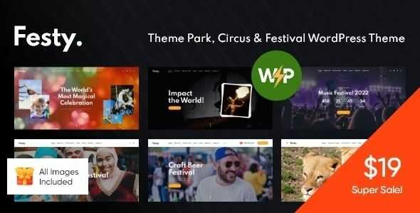 Festy Theme Park, Circus & Festival WordPress Theme gpl