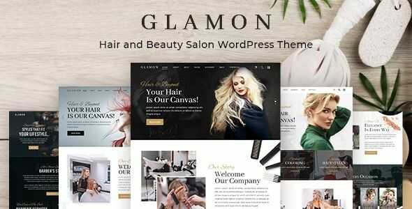 Glamon Salon & Barber Shop Theme GPL
