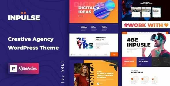 InPulse Creative Agency WordPress Theme gpl