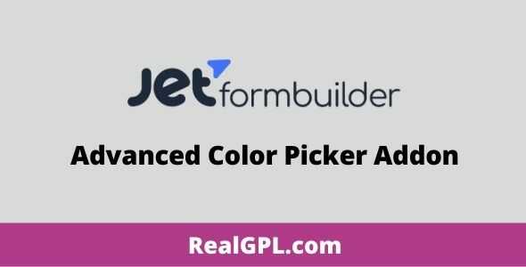 JetFormBuilder Pro Advanced Color Picker Addon GPL
