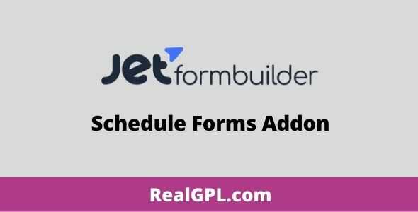JetFormBuilder Pro Schedule Forms Addon GPL