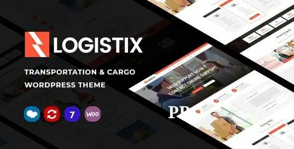 Logistix Responsive Transportation WordPress Theme gpl