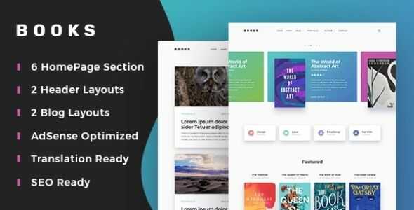 MyThemeShop books WordPress Theme