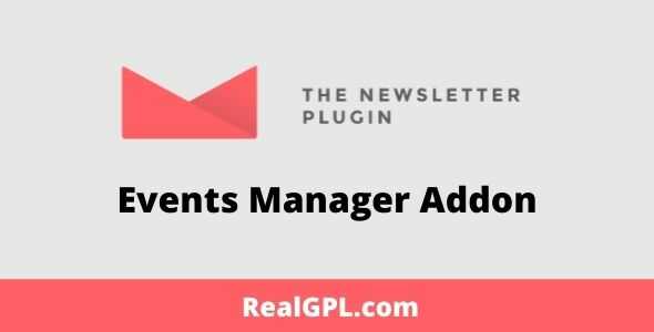 Newsletter Events Manager Addon GPL