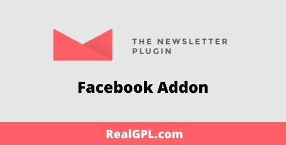 Newsletter Facebook Addon GPL