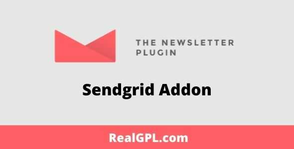 Newsletter Sendgrid Addon GPL